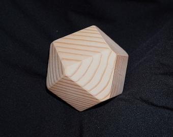 Large 14 sided Tetradecagon wooden blank die : use one to make a juryeonggu