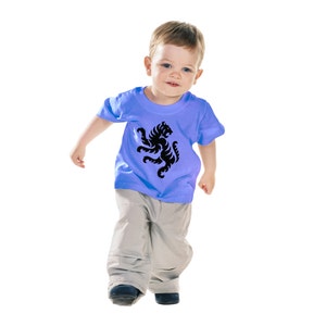 TIGER Logo T-shirt Sage Blue Color Youth Sizes image 4