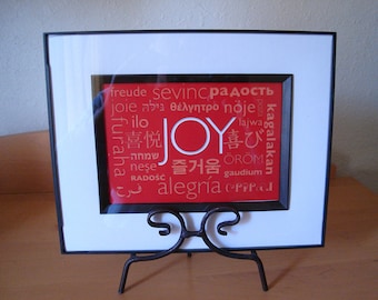 JOY Holiday Print  - Size: 10 x 8 inches (Holiday SALE 25% off thru January 31, 2022)