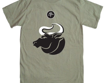 OX (Bull) T-shirt - Color Tan - 2XL