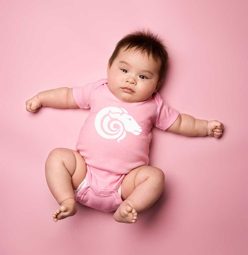 Aries Ram Baby Onesie One Piece Jumper image 1