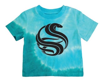 Year of the Serpent (Snake) - Blue Tye-Dye - 12 and 18 months
