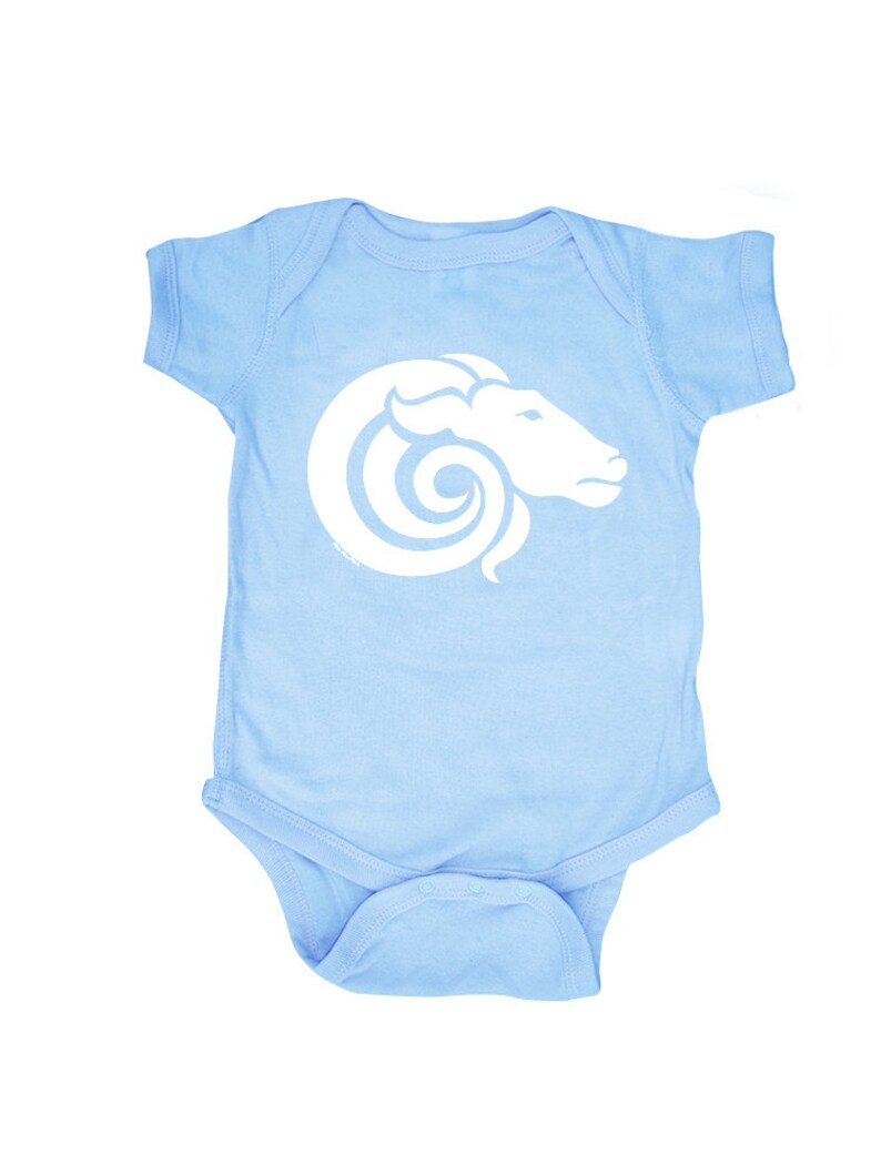 Aries Ram Baby Onesie One Piece Jumper image 3