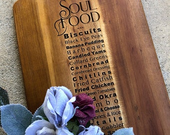 Cutting Boards, Soul Food and Comfort Food Charcuterie Boards Servers - On Sale thru December 11,2023