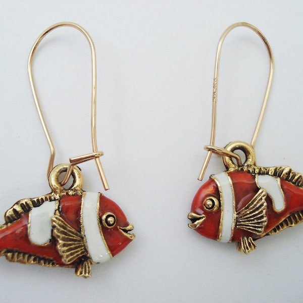 Clownfish or anemonefish Earrings