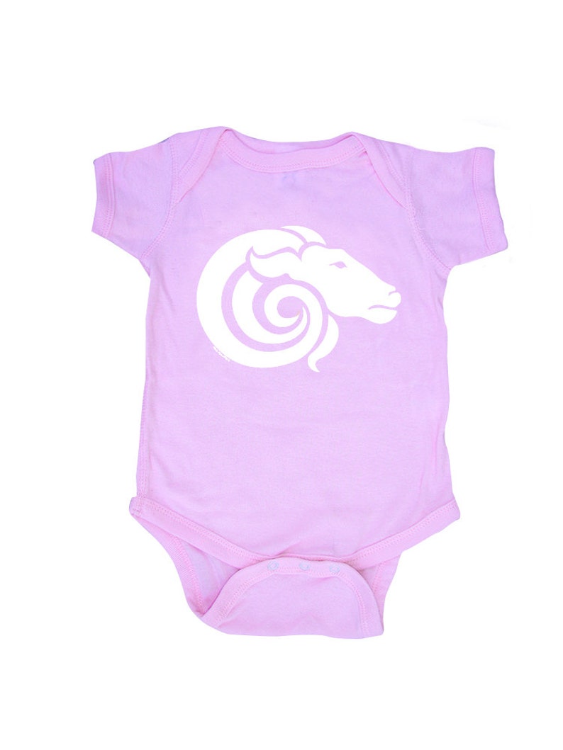 Aries Ram Baby Onesie One Piece Jumper image 2