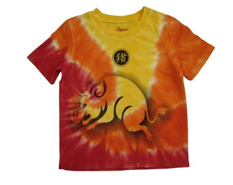 Year of the Boar - Tye-Dye T-shirt
