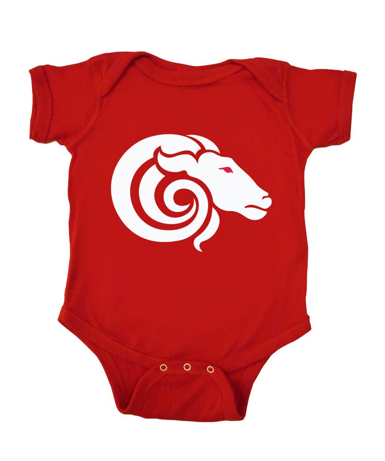 Aries Ram Baby Onesie One Piece Jumper image 4