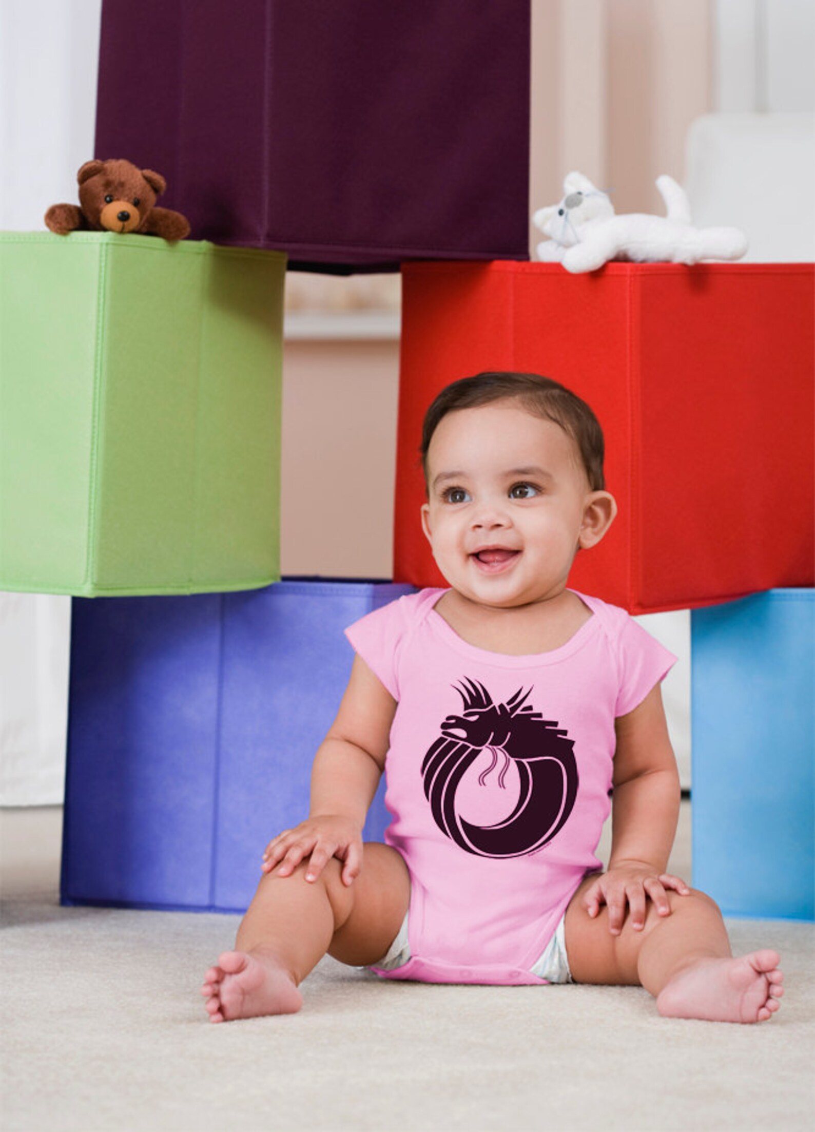 Dragon Red Onesie 12 Months Etsy