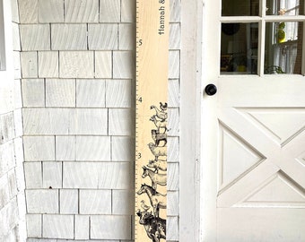 Farm Growth Chart | Kids Height Chart | Decorative | Country Style | Wood | Farmhouse | Nursery Ideas