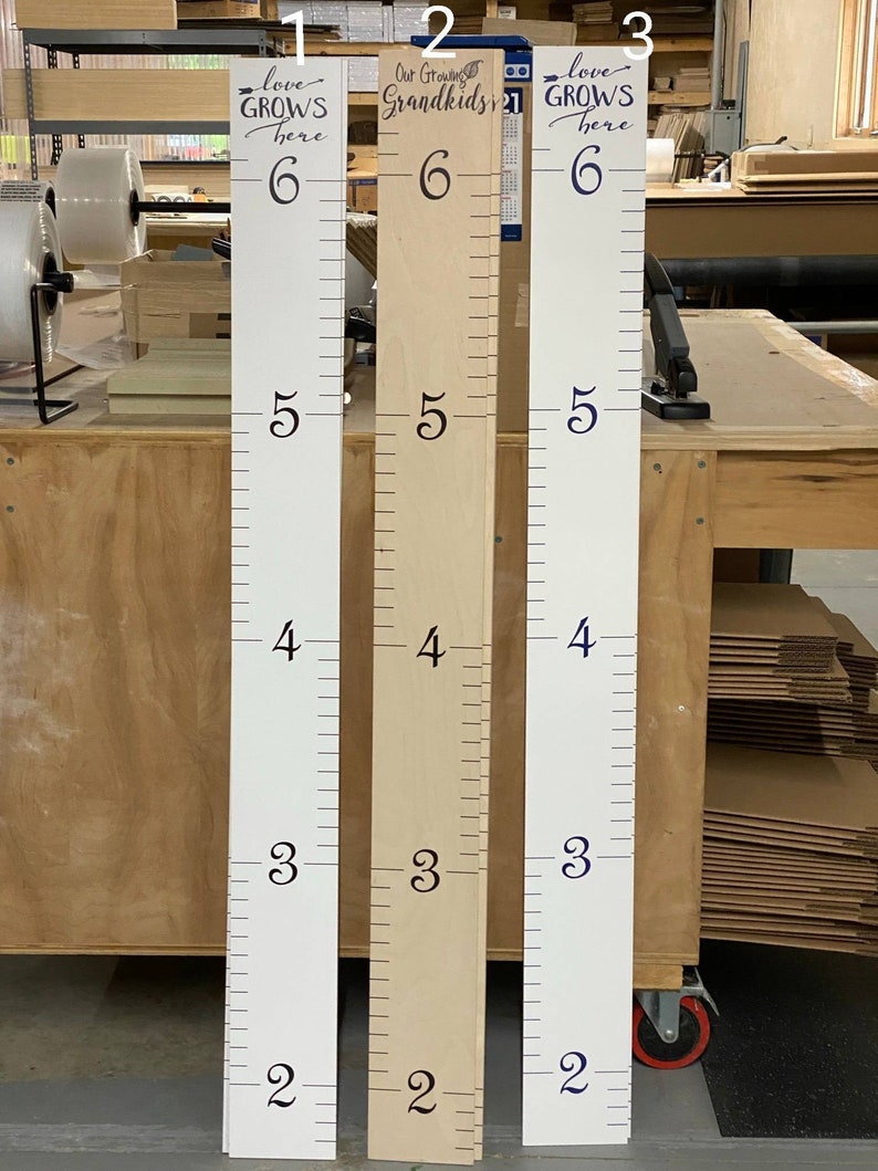 Growth Chart BLOWOUT SALE Ruler Height Charts for Boys & Etsy