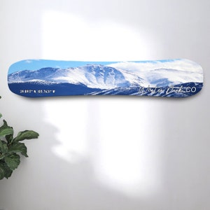 Colorado Skiing Snowboard Wall Decor Ski Art Mountain Decor Wall Art Snowboarding Gift for Mountain Lover Skiing Gift for Him Lodge Decor