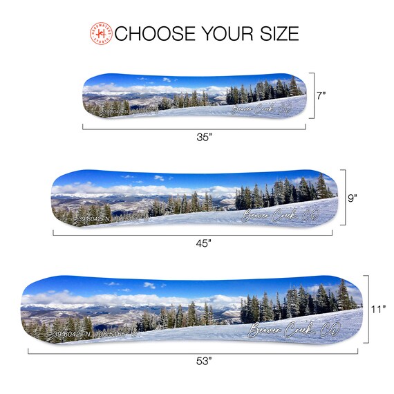 Beaver Creek Colorado Snowboard Print | Housewarming Gift