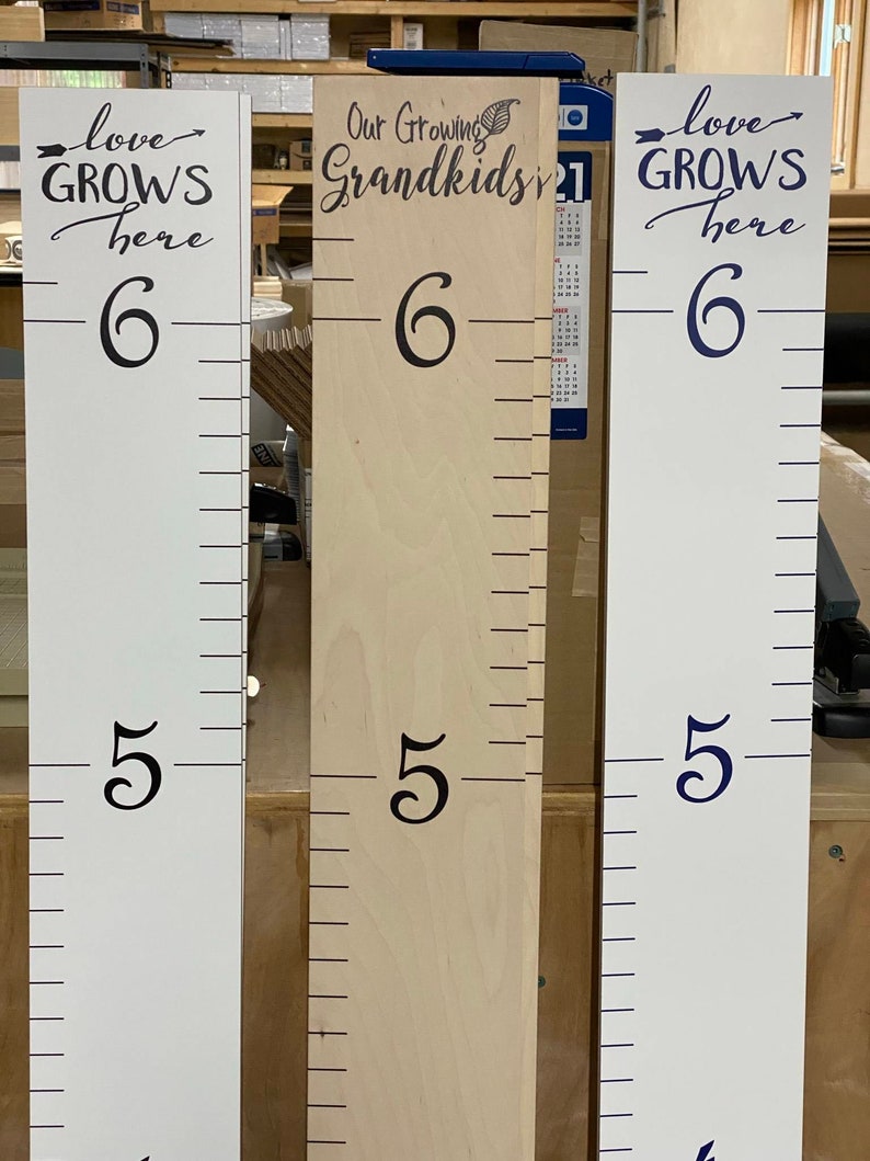 Growth Chart BLOWOUT SALE Ruler Height Charts for Boys & Etsy