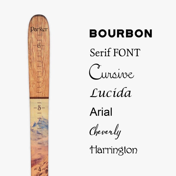 Ski Height Chart