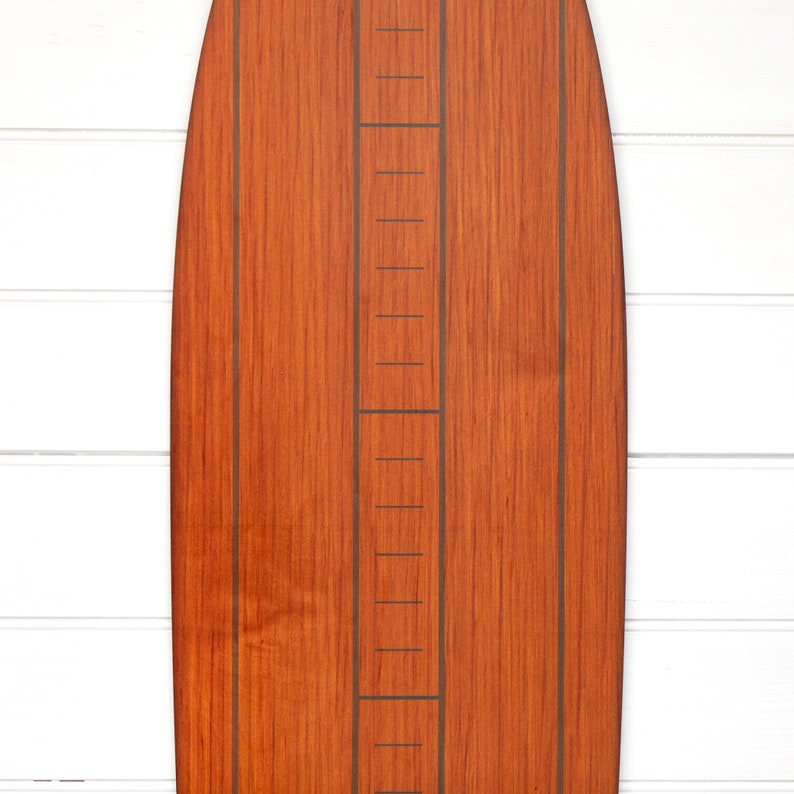 Vintage Surfboard Wooden Growth Charts for Kids, Boys and Girls Wooden Surfboard Signs Surfboard Wall Decor Plaque image 4
