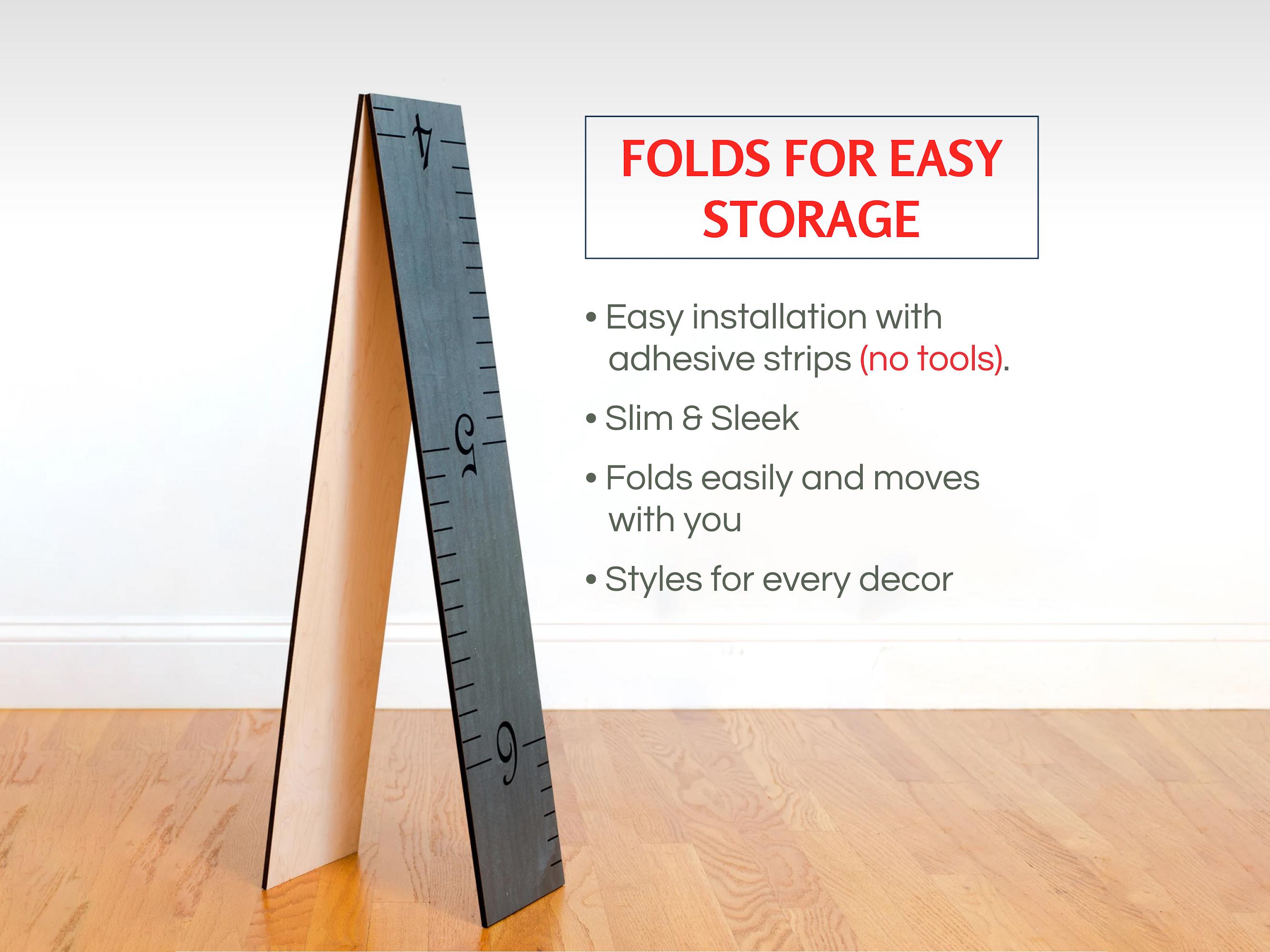 Custom Wood Height Chart for Kids – Personalized Family Growth Chart ...