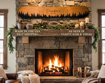 Tree Family Established Snowboard | Personalized Snowboard | Family Snowboard | est sign | Forest Snowboard | Snowboarder gift