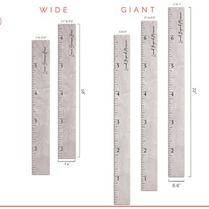 Farmhouse Boho Wooden Growth Chart + Height Chart Ruler + Family Growth ...