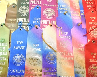 Lot of 28 Vintage County Fair Ribbons -  Ribbon Trophy Instant Collection!