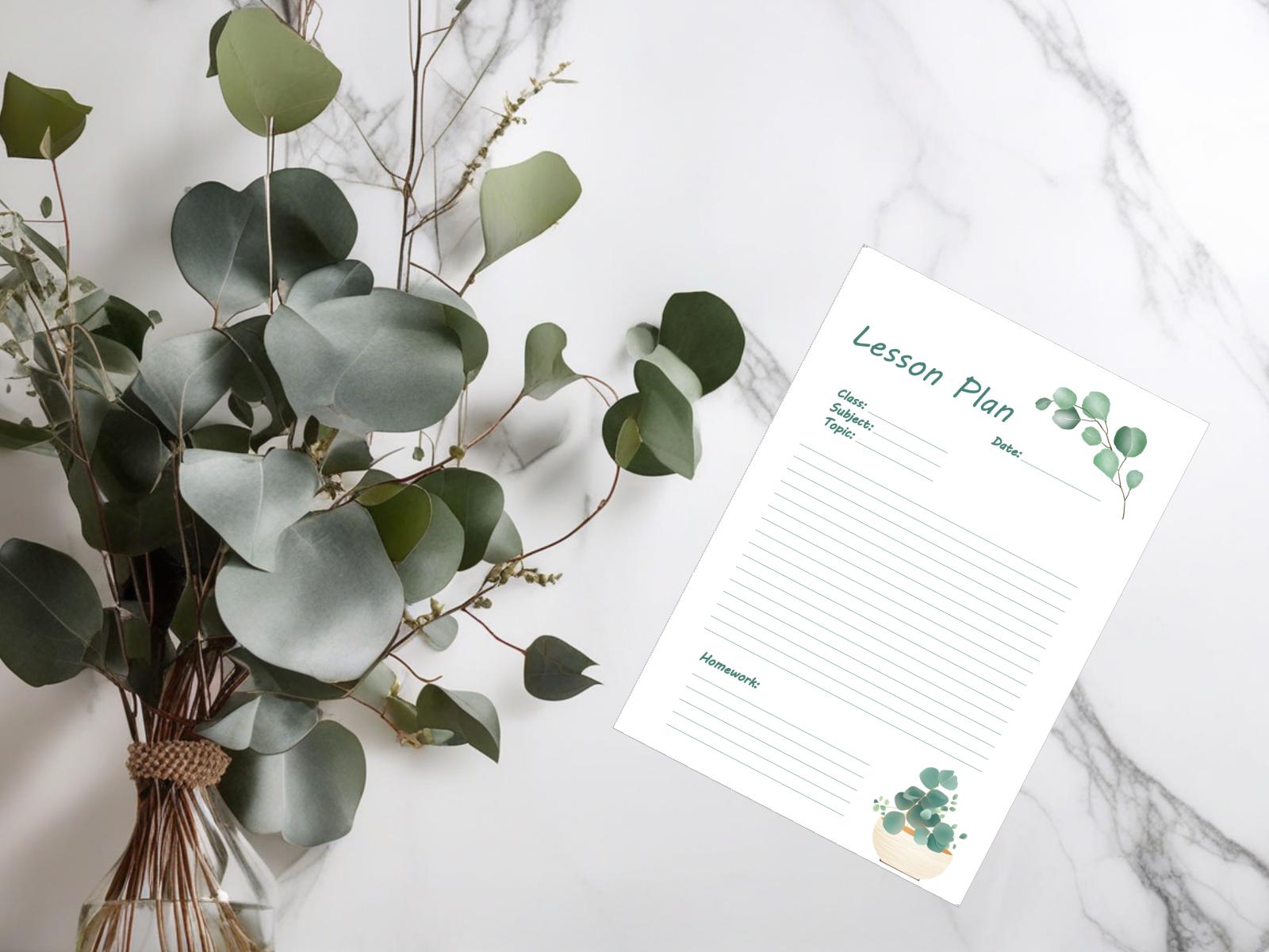 Printable Daily Lesson Planner | Lesson Plan Template | Teacher ...