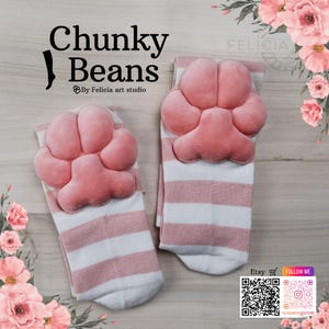 Cute Plush Paw Pad Socks – Cozy Animal Paws for Your Feet | Unique Gift Idea | Soft & Warm Footwear