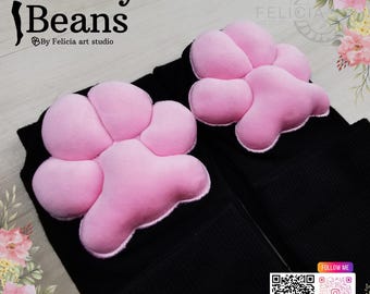 Mochi Beans Plush Paw Pad Socks – Cozy Animal Feet | Cute & Soft Footwear | Perfect Gift Idea