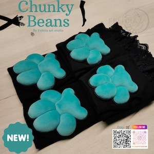 Cute Plush Paws Socks, plush paws gloves