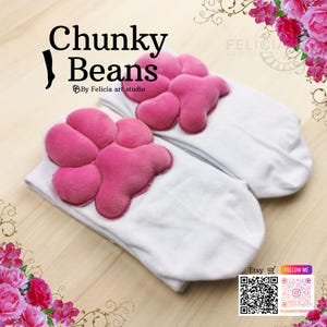 Cute Plush Paw Pad Socks – Cozy Animal Paws for Your Feet | Unique Gift Idea | Soft & Warm Footwear
