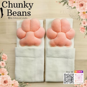 Cute Plush Paw Pad Socks – Cozy Animal Paws for Your Feet | Unique Gift Idea | Soft & Warm Footwear