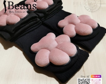 Cute Plush Paws Socks, paws gloves
