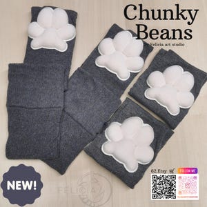 Cute Plush Paws Socks, plush paws gloves