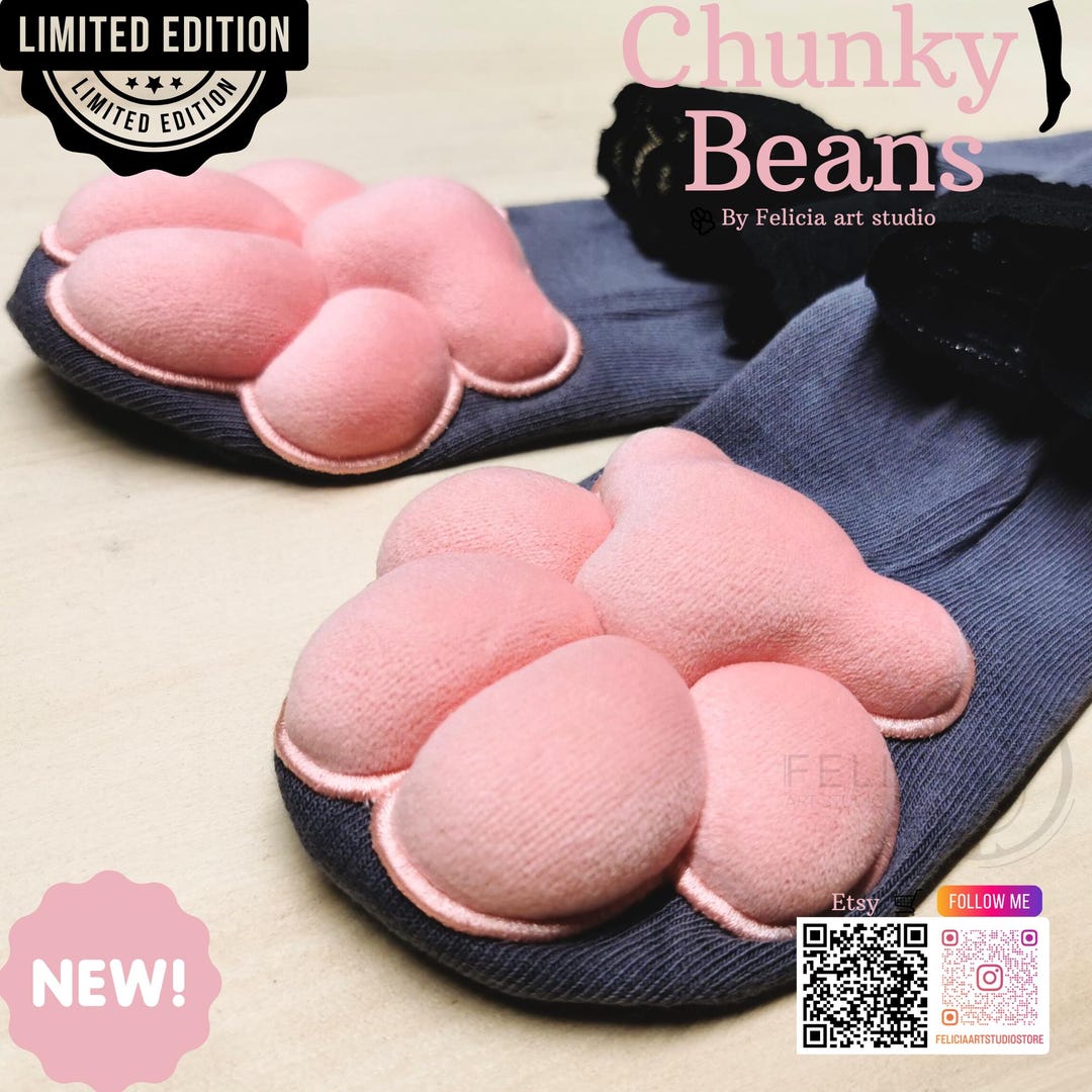 Plush Paws Socks - Etsy