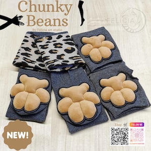 Cute Plush Paws Socks, plush paws gloves