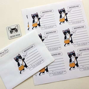 Mail Kitties Delivery for Mailing Labels Set of 12 image 5