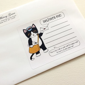 Mail Kitties Delivery for Mailing Labels Set of 12 image 4