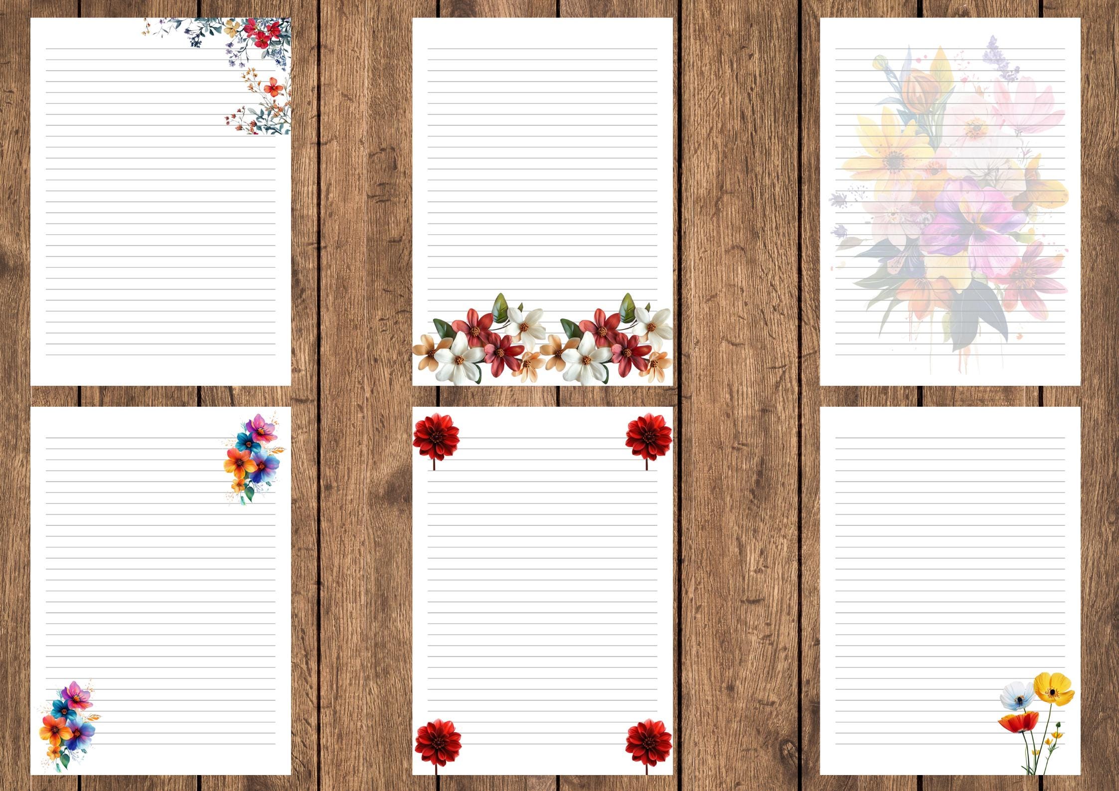 Printable Letter Paper - Etsy