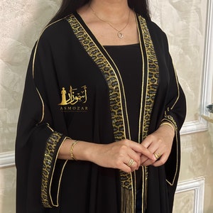 modern arabic dress female Elegant Arabic Muslim Women Dress High Neck Dubai Caftan Evening Prom  Dresses