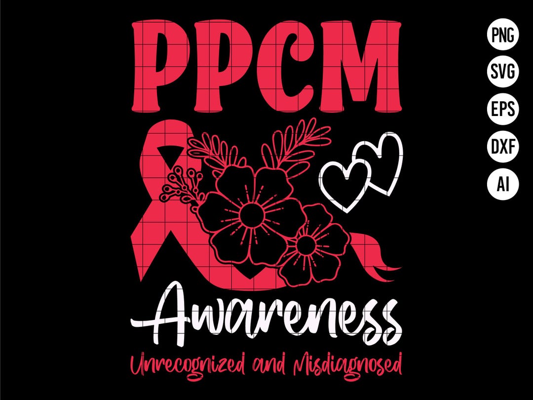 PPCM Awareness PNG SVG, Unrecognized and Misdiagnosed Svg, Peripartum ...