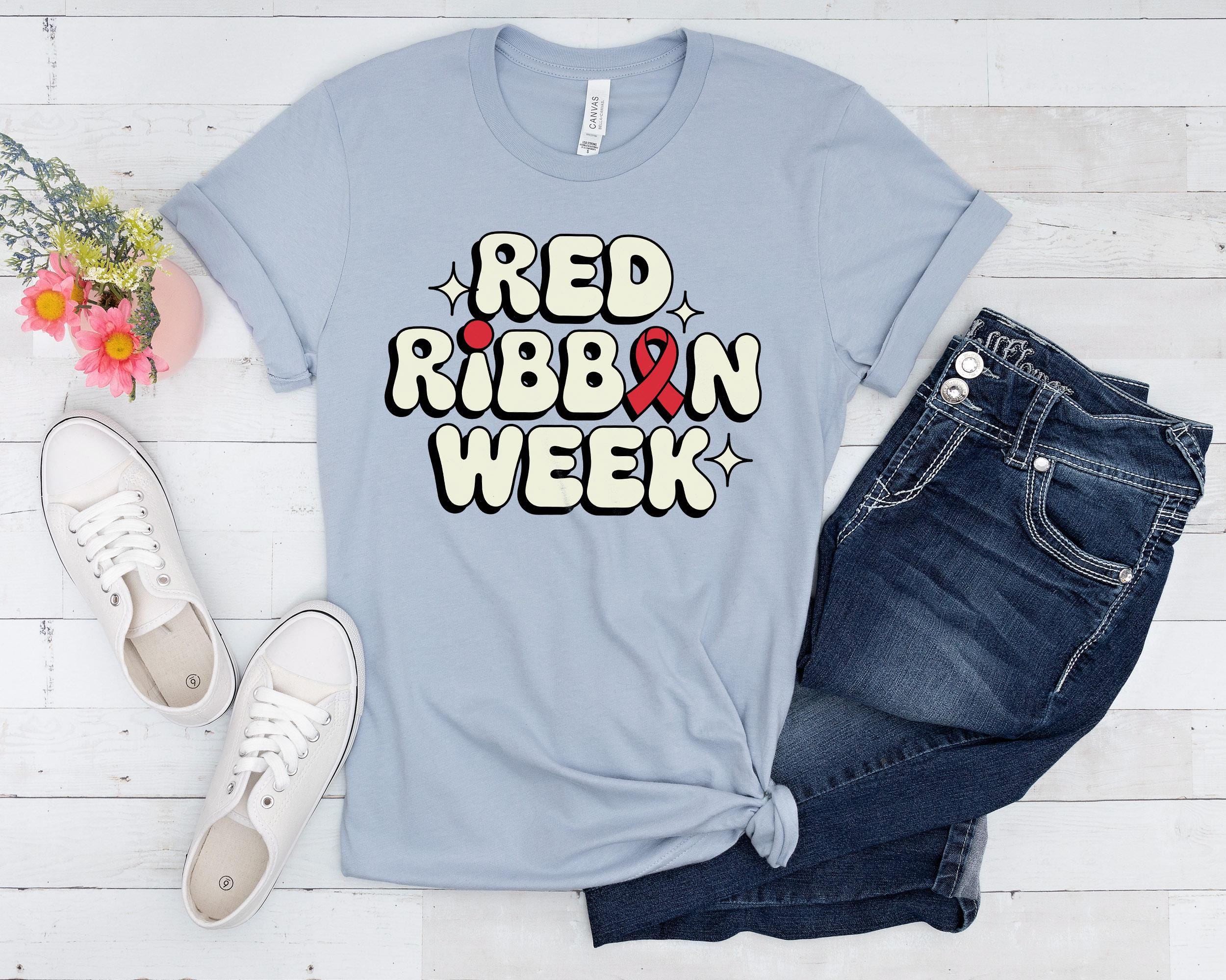 Red Ribbon Week SVG, Anti-drug Awareness Png, Red Ribbon Awareness SVG ...