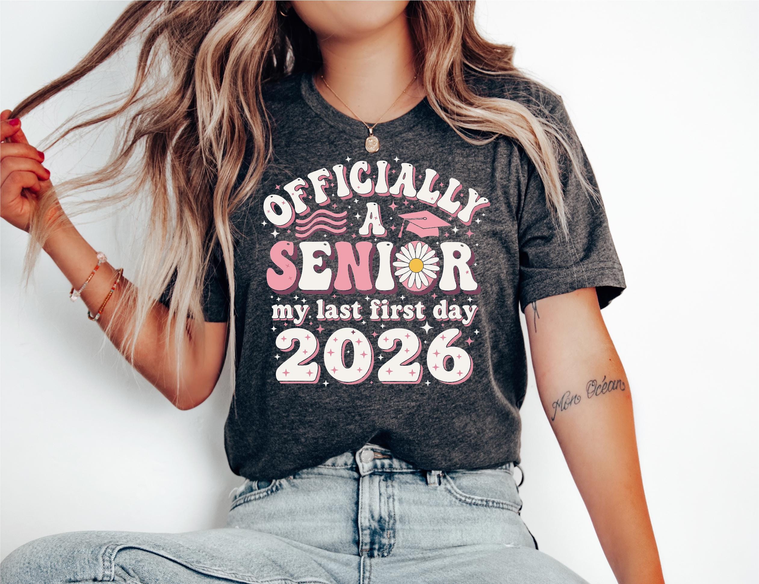 Officially a Senior 2026 SVG PNG My Last First Day Groovy Back to ...