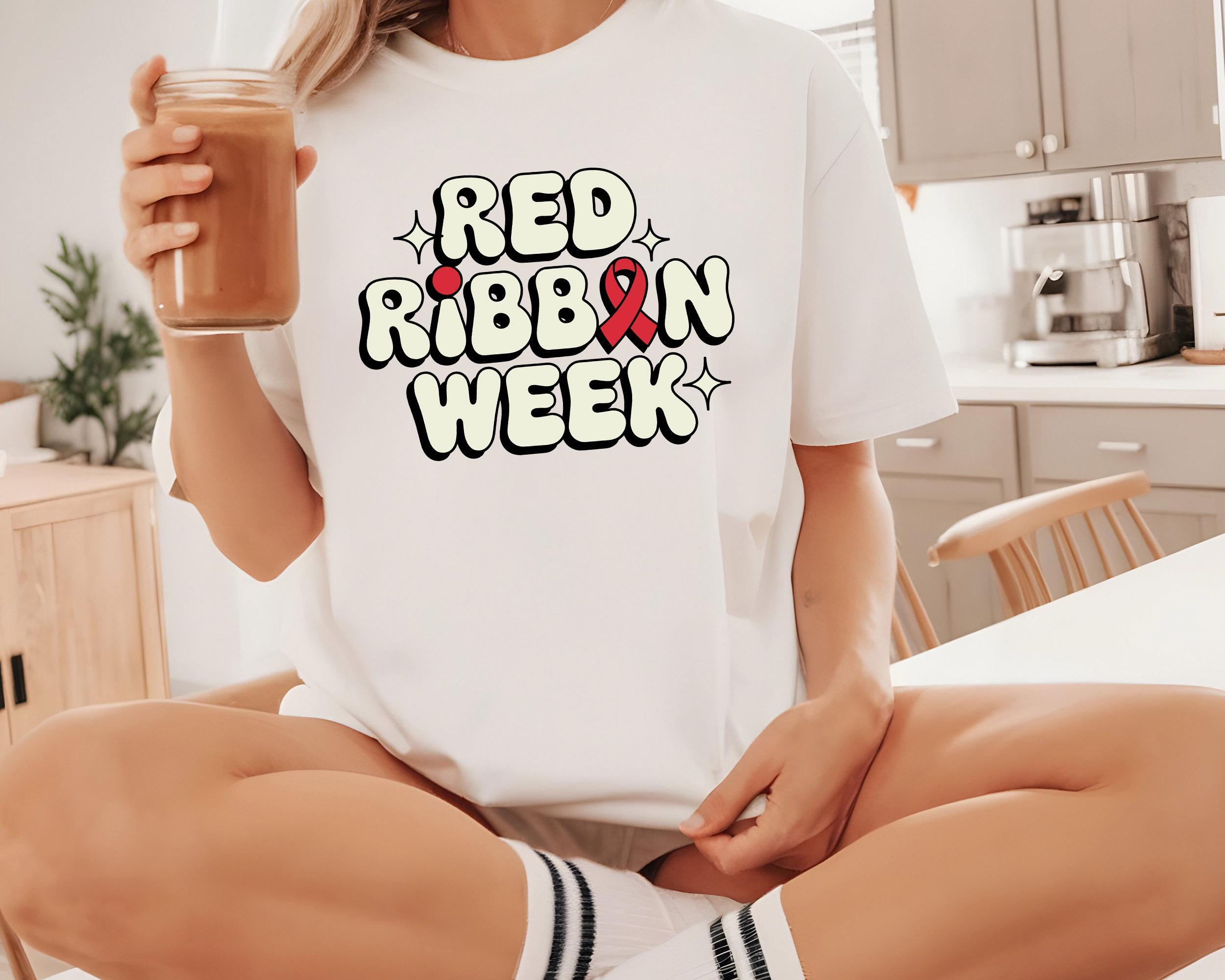 Red Ribbon Week SVG, Anti-drug Awareness Png, Red Ribbon Awareness SVG ...