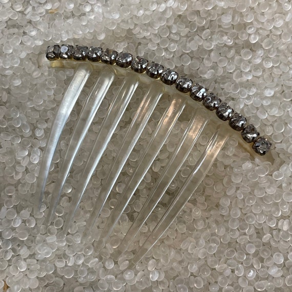 Rhinestone Bridal Comb, Bridal hair,rhinestone Ha… - image 1