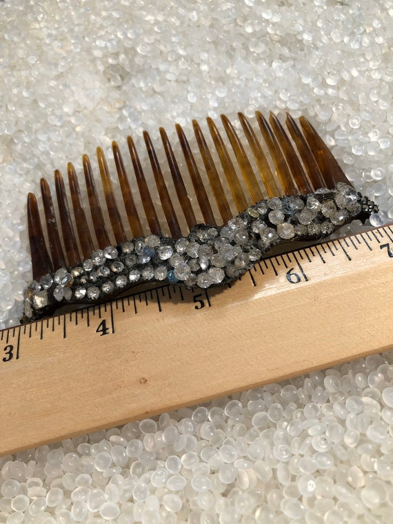 Antique Victorian, Edwardian Hair Comb, , pronged… - image 2