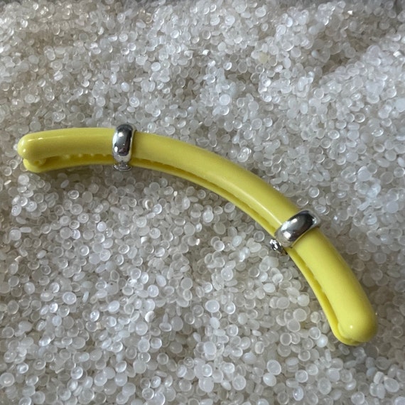 Vintage 1980's cascade clip, banana hair clip,pony