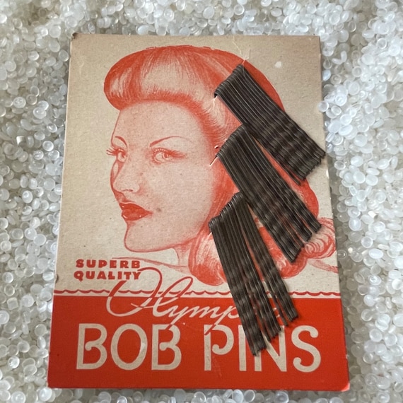 Bobby pins,  Bob pins,  vintage bobby pins still o