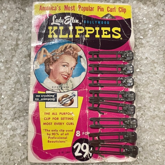 Pince à Cheveux Vintage En Métal - Marque 'Ancienne' - Occasion Bon état - France