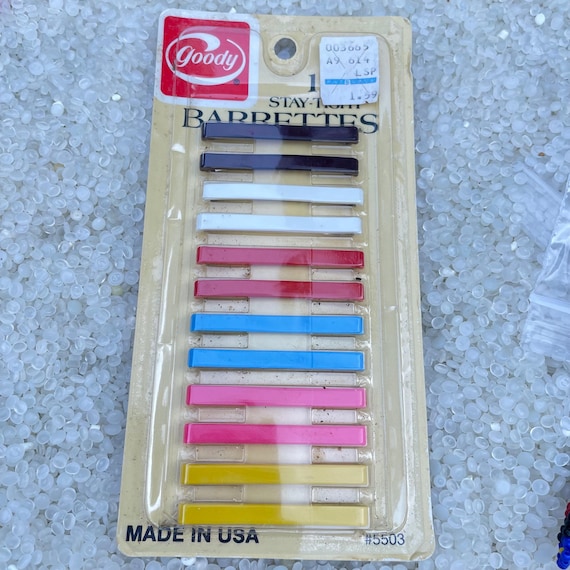 Vintage Hair Barrettes, Original Package , 1975 Barrettes  display picture 1