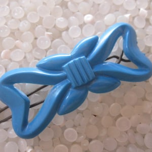 Vintage Hair Barrette Blue Bow Vintage1950s Children Barrettes, Retro ...