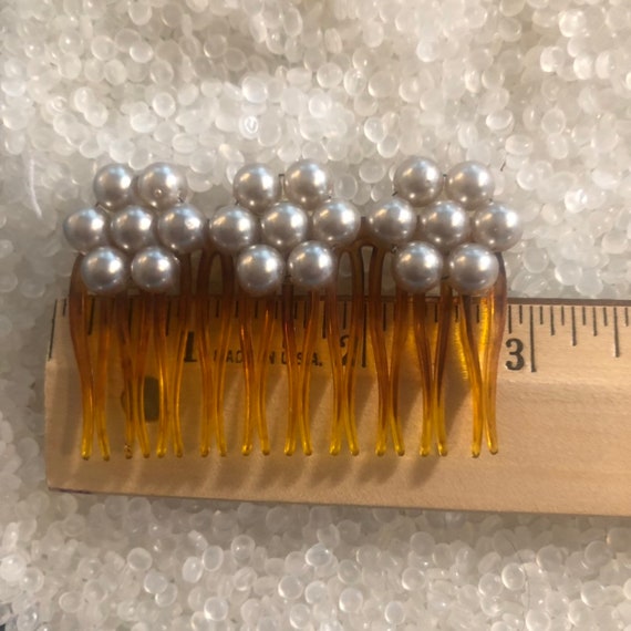 Vintage  comb,  pearls flowers,  bridal hair some… - image 5